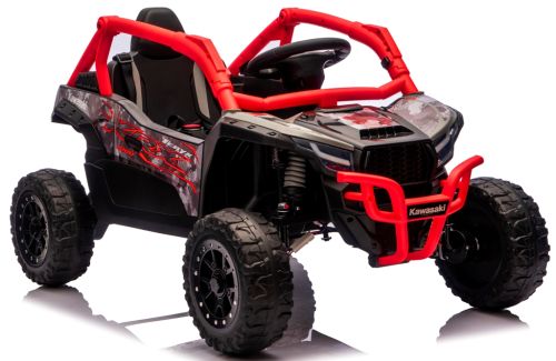 Kawasaki Teryx Red 4x4 Eva Leather Rc Baterija Ličio Jonų Automobilis