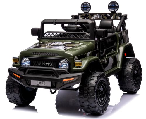 Toyota Fj Cruiser Green, 4x4 Minkšta Sėdynė Pilot Licencija Ličio Jonų Akumuliatorius