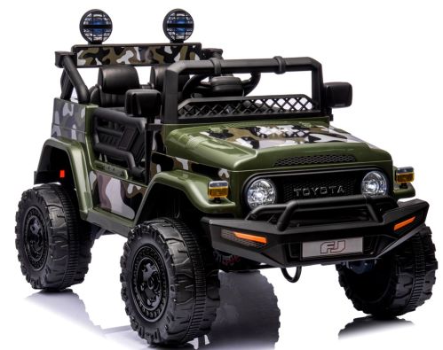Toyota Fj Cruiser Green, 4x4 Minkšta Sėdynė Pilot Licencija Ličio Jonų Akumuliatorius