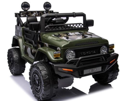 Toyota Fj Cruiser Green, 4x4 Minkšta Sėdynė Pilot Licencija Ličio Jonų Akumuliatorius
