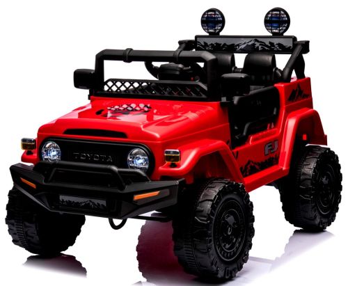 Toyota Fj Cruiser Raudona, 4x4 Minkšta Sėdynė Piloto Licencija Ličio Jonų Akumuliatorius