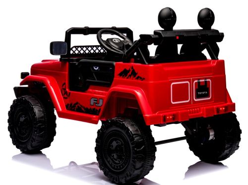 Toyota Fj Cruiser Raudona, 4x4 Minkšta Sėdynė Piloto Licencija Ličio Jonų Akumuliatorius