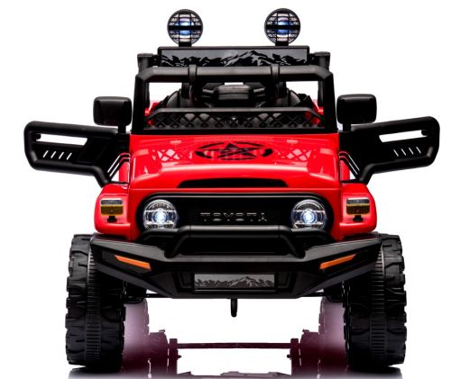 Toyota Fj Cruiser Raudona, 4x4 Minkšta Sėdynė Piloto Licencija Ličio Jonų Akumuliatorius
