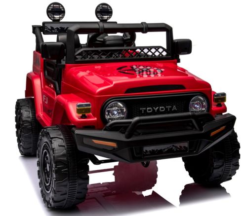 Toyota Fj Cruiser Raudona, 4x4 Minkšta Sėdynė Piloto Licencija Ličio Jonų Akumuliatorius