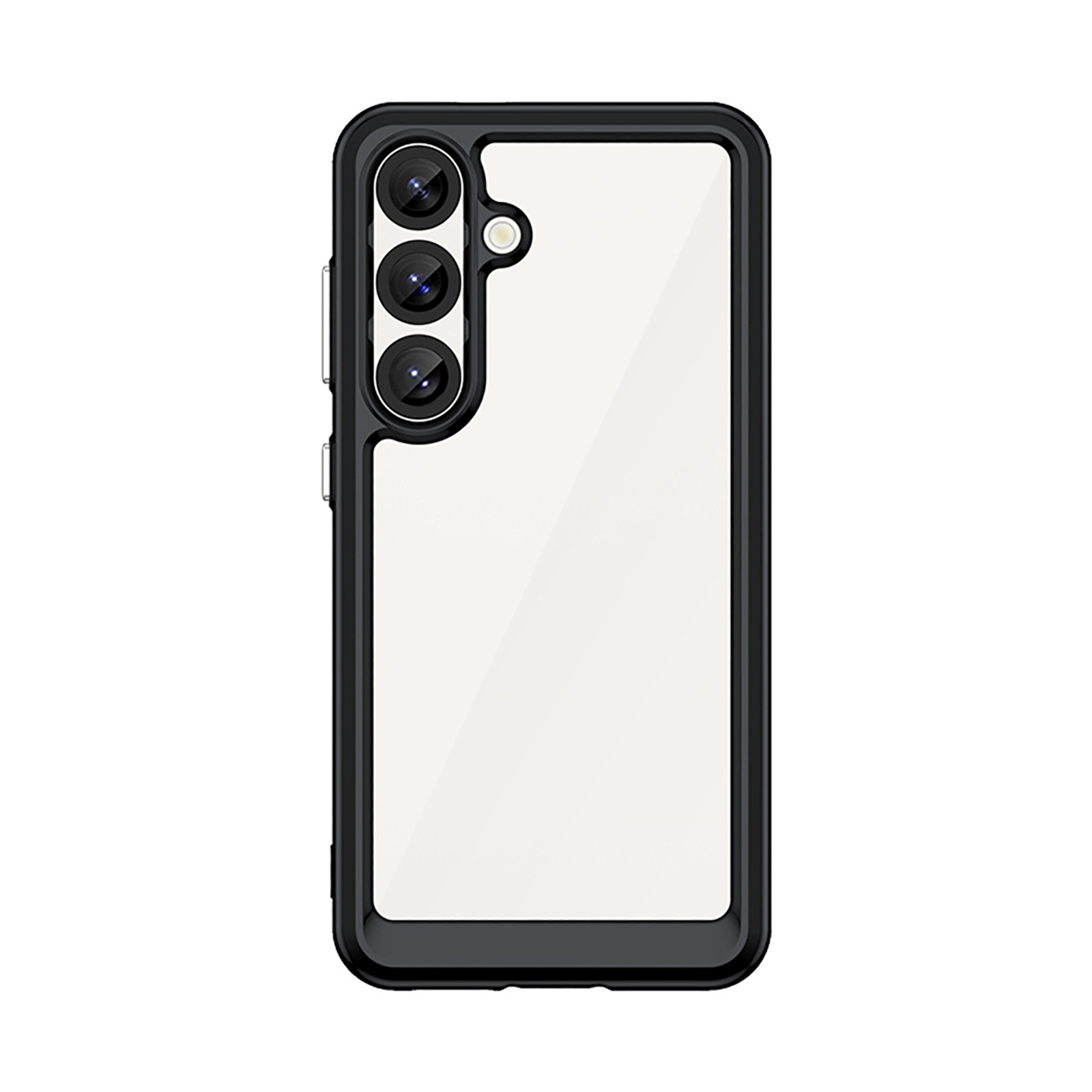 Silikoninė įmautė Su Geliniu Rėmeliu, Skirta "samsung Galaxy S25 Outer Space Case" - Juoda