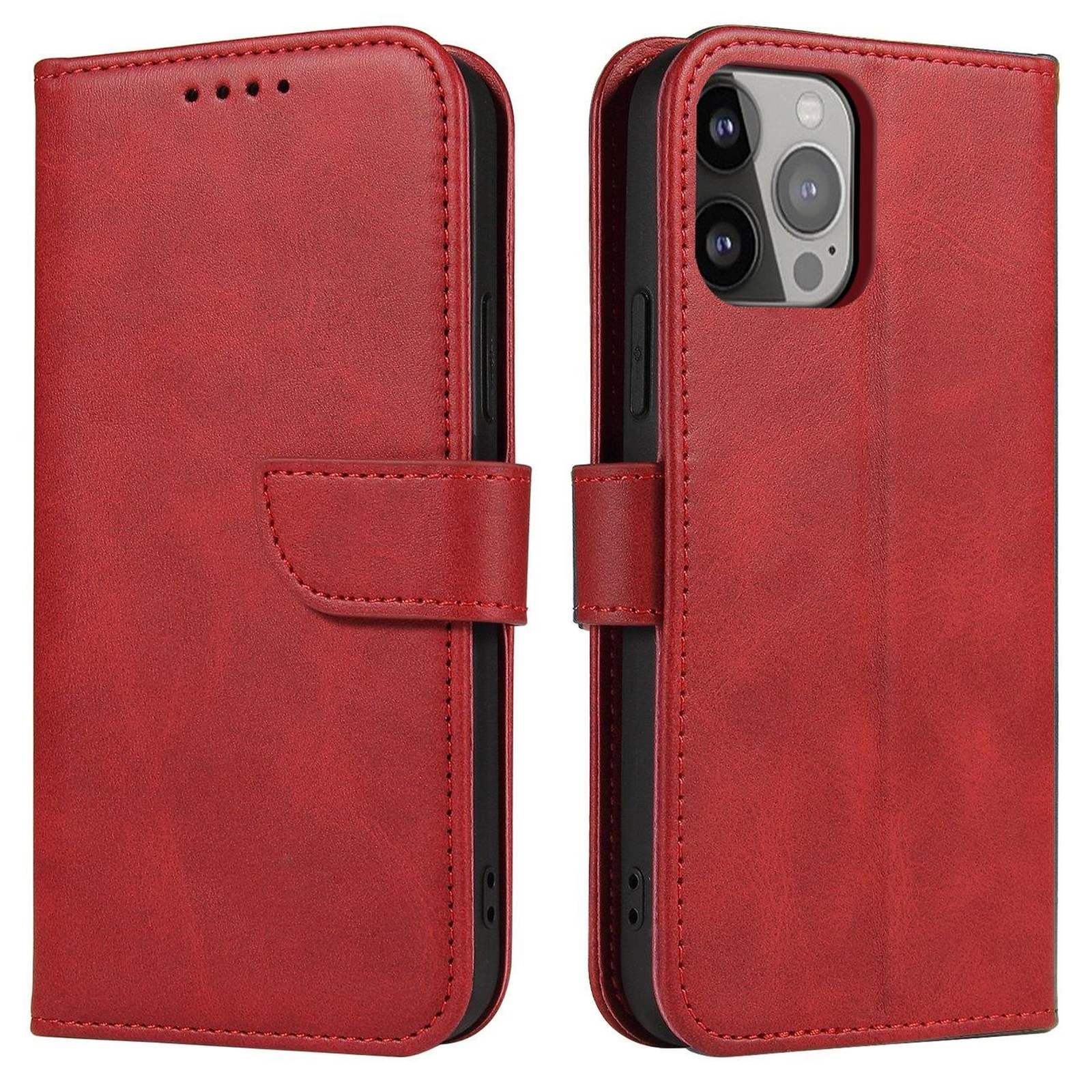Apsauginis Dėklas Su Atvartu "samsung Galaxy S25+" Magnetinis Dėklas - Raudonas