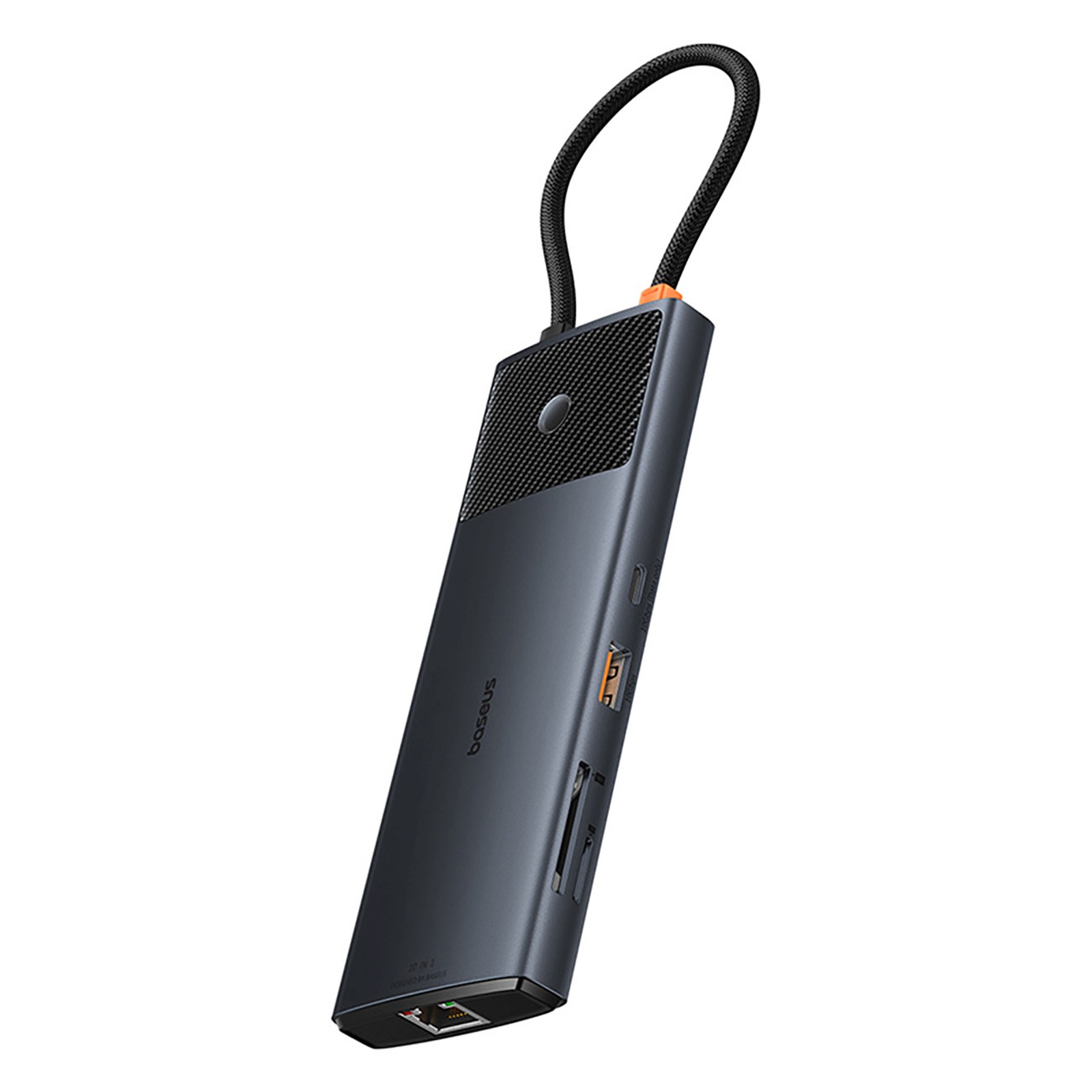 Hub Adapteris 10in1 Hdmi Usb-a Usb-c Rj45 Sd Tf - Pilkas
