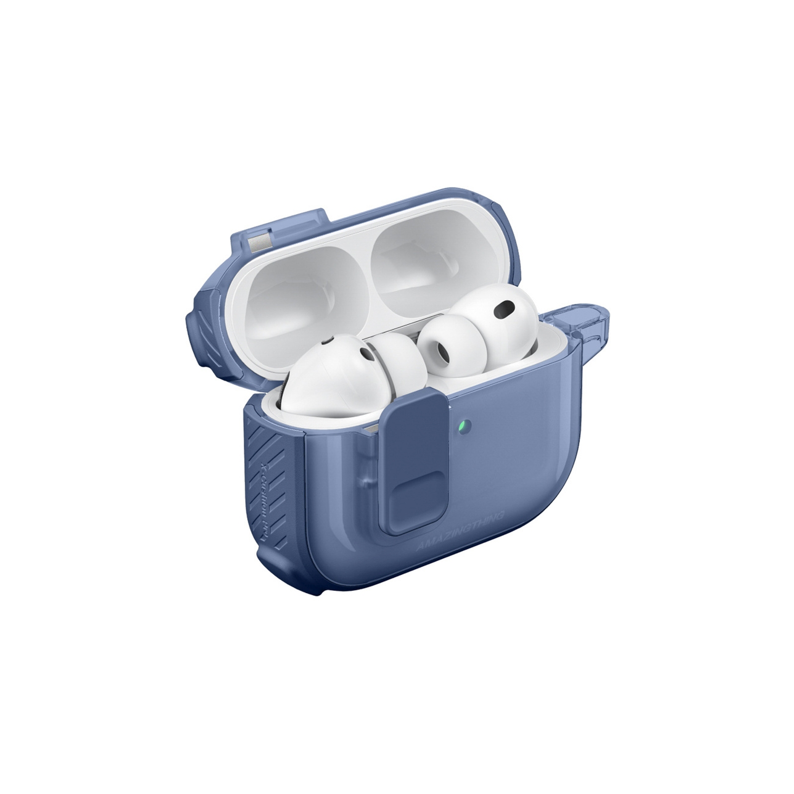 "airpods Pro 3 Titan Pro Mag Case Clear" - Mėlynas