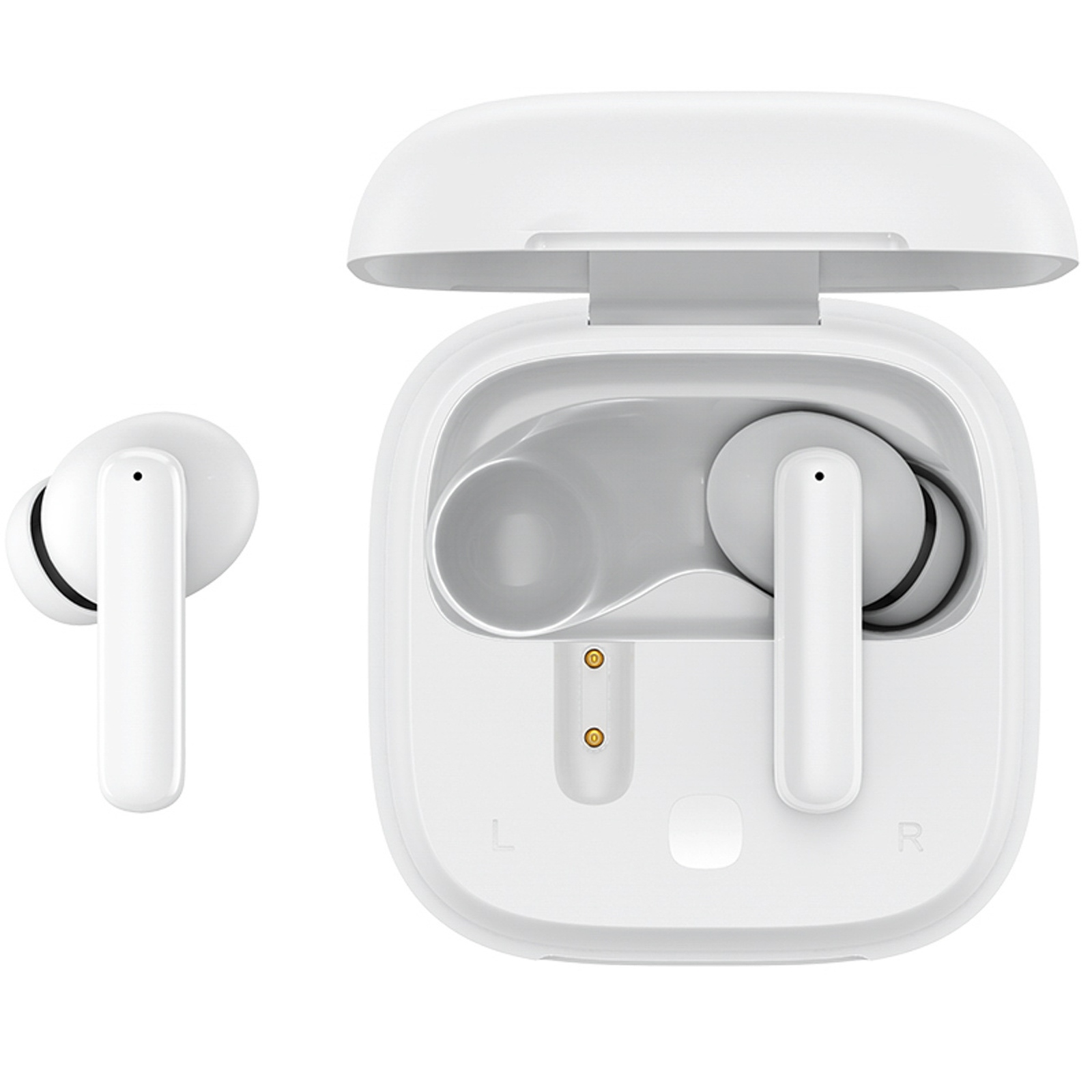 Belaidės Ausinės į Ausis T13 Anc Ipx5 "bluetooth" - Baltos Spalvos