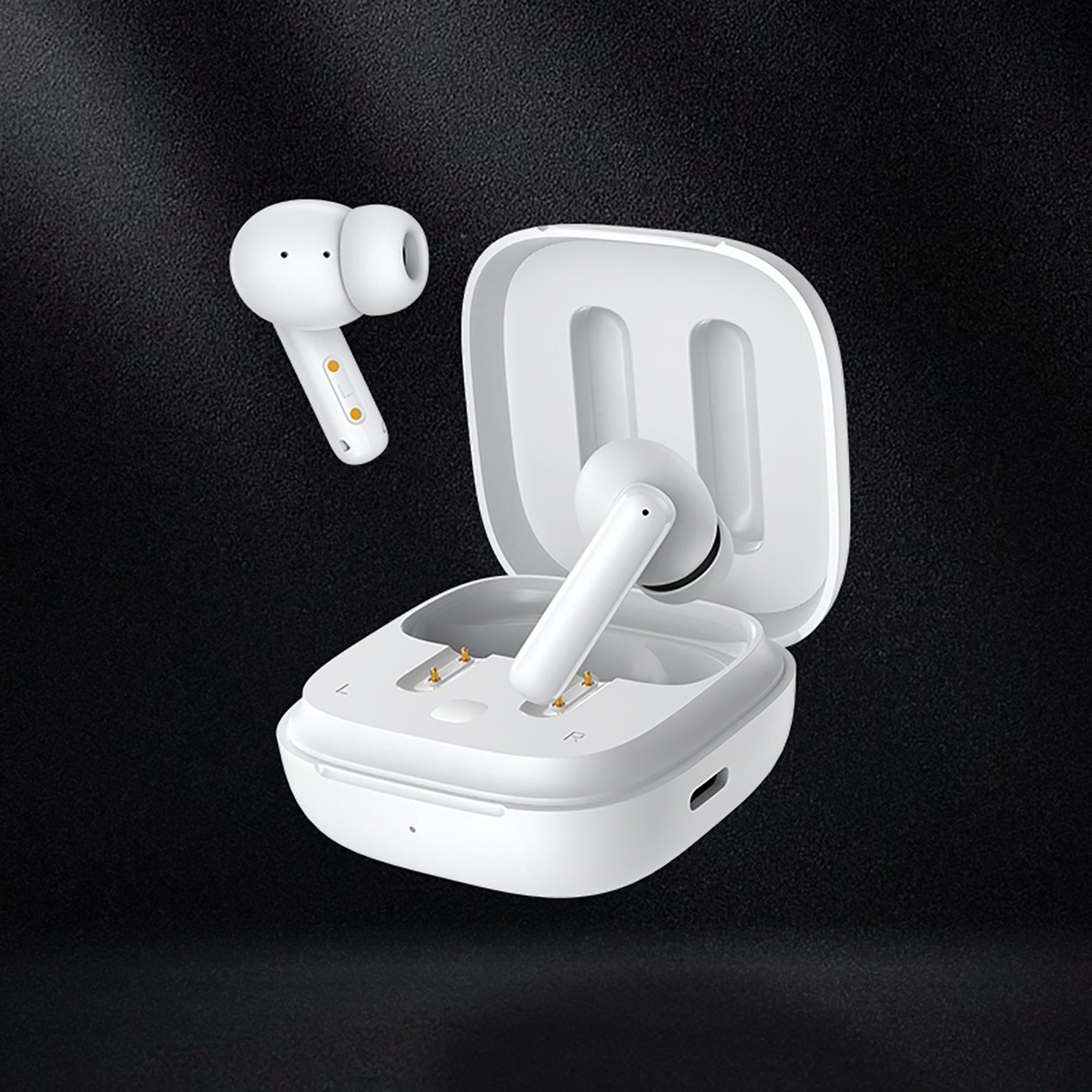 Belaidės Ausinės į Ausis T13 Anc Ipx5 "bluetooth" - Baltos Spalvos