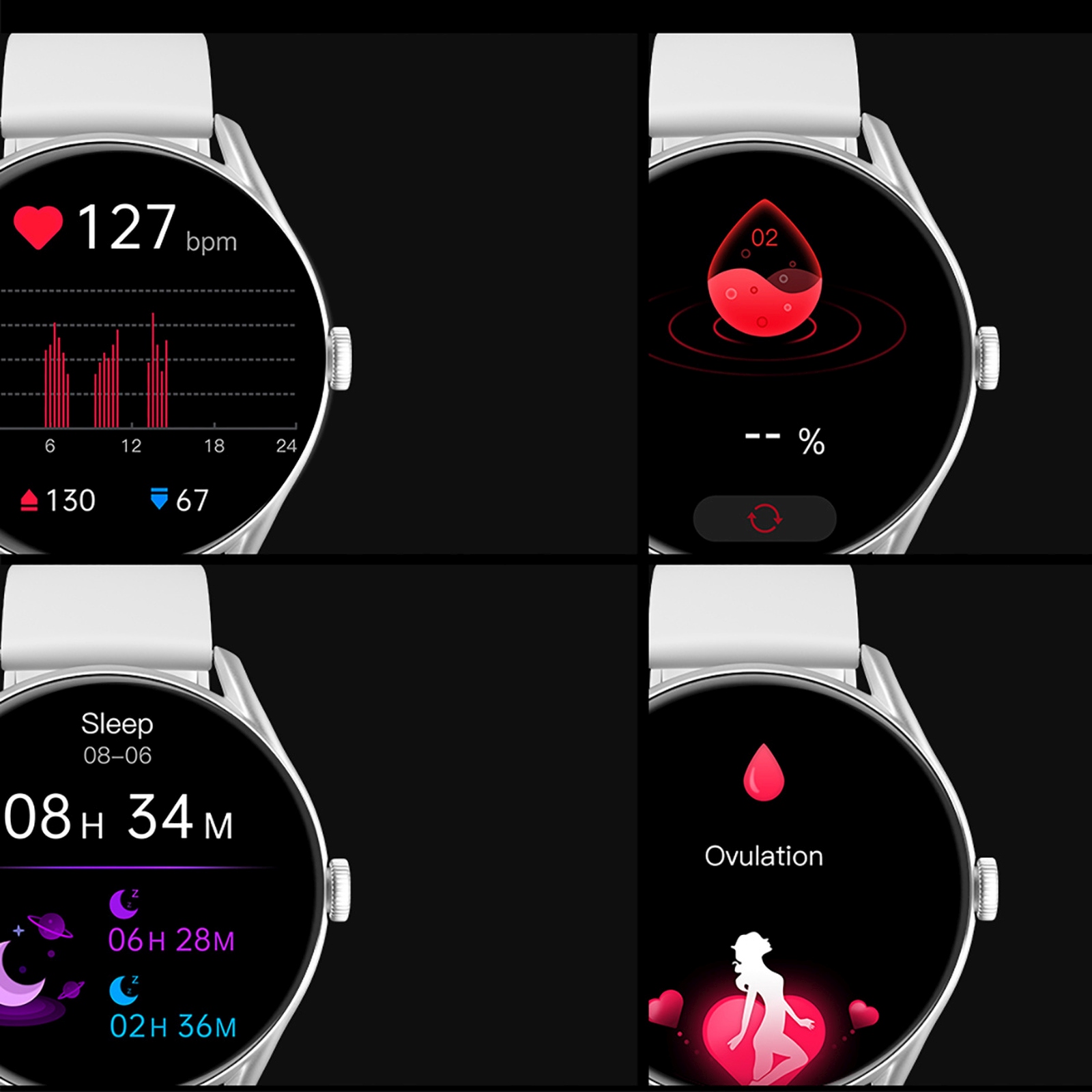 Išmanusis Laikrodis Sportinis Laikrodis Watch Gt Amoled Ipx8 280mah - Juodas