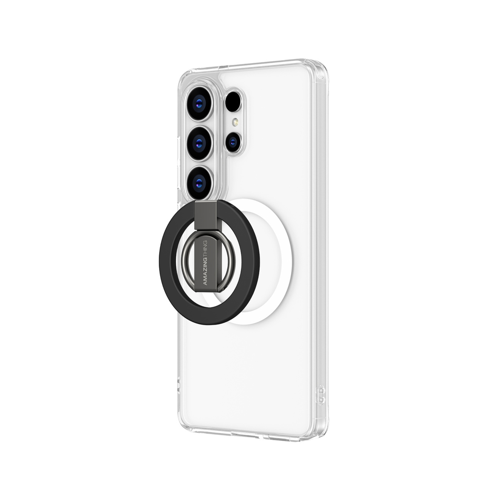"samsung S26 Ultra Minimal Ring Set" Dangtelio įvorė - Skaidri