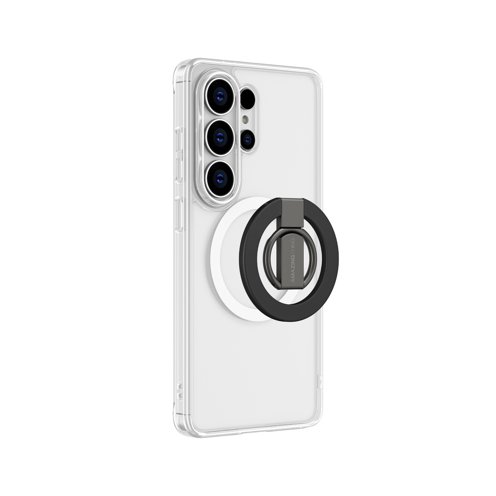 "samsung S26 Ultra Minimal Ring Set" Dangtelio įvorė - Skaidri