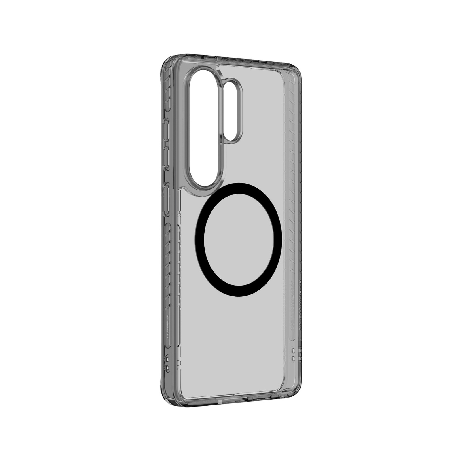 Dangtelis "samsung S26 Ultra Titan Pro Drop Proof Case" - Skaidrus, Juodas