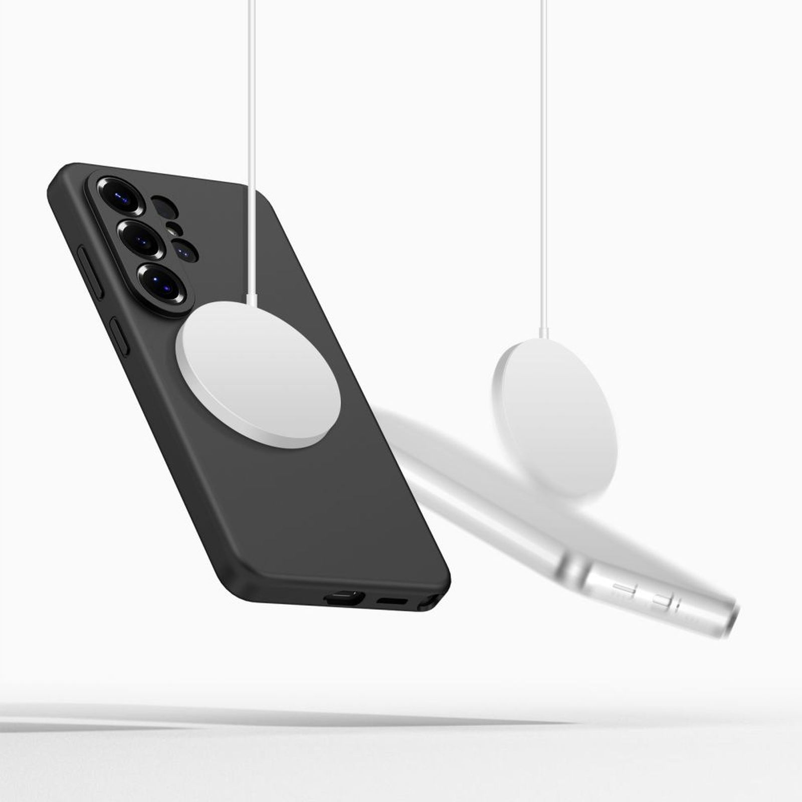 Dėklas "samsung Galaxy S26 Ultra Silicone Magsafe" - Juodas