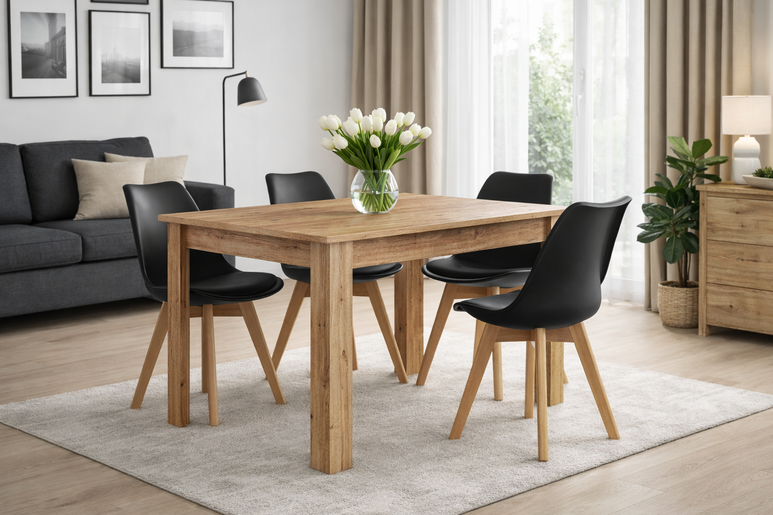Stalas Np 120x80 Craft Legs