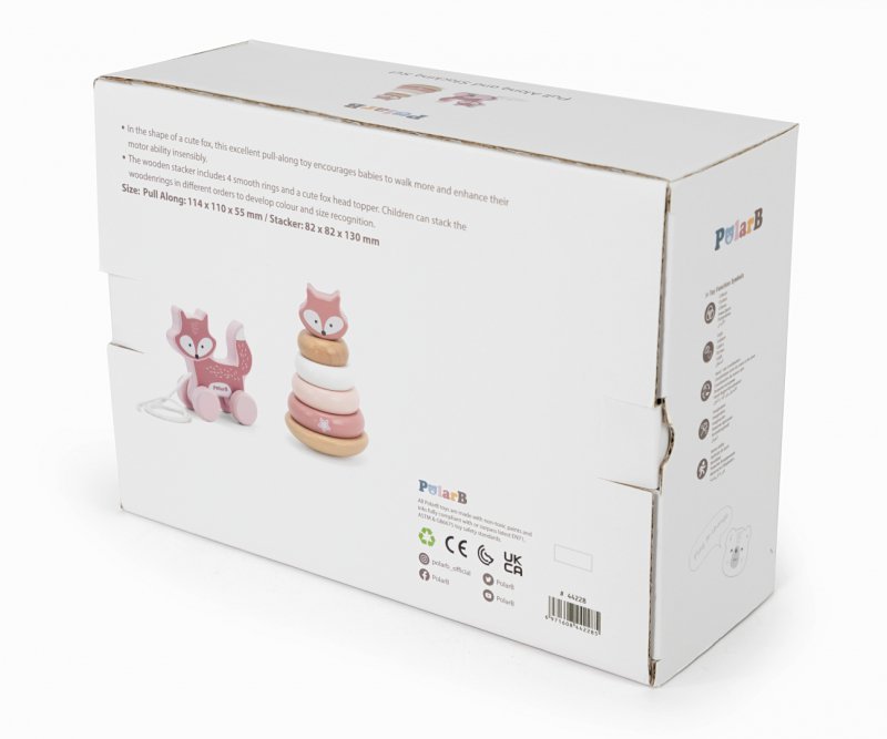 Viga 44228 Polarb Traukimo Rinkinys Ir Piramidė - Lapė