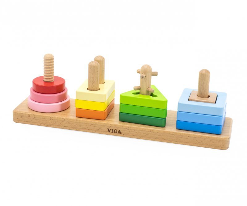 Viga 44685 Blokeliai Su Formų Rūšiuokliu - Geometrinės Figūros