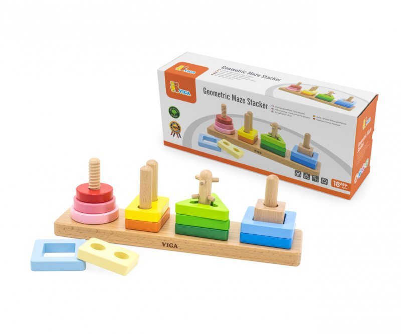 Viga 44685 Blokeliai Su Formų Rūšiuokliu - Geometrinės Figūros