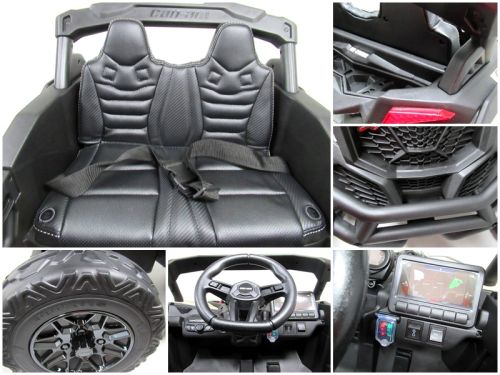 Can Am Maverick Pink 4x4 4x200 Wat Akumuliatoriaus Automobilis Eva Odos Pilotas Aku Li-on