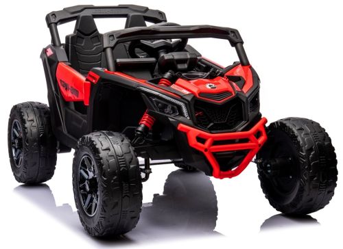 Can Am Maverick Red 4x4 4x200 Wat Akumuliatorius Automobilis Eva Odinis Pilotas Aku Li-on