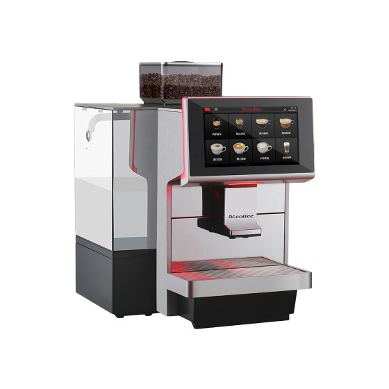 Dr. Coffee M12 Big Plus automatinis kavos aparatas – sidabrinis