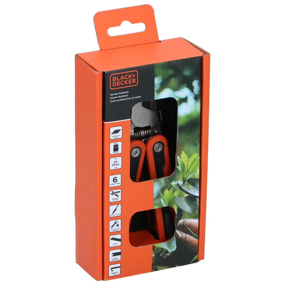 Išgyvenimo Rinkinys Turistinis Kišeninis Peilis 6in1 Black + Decker
