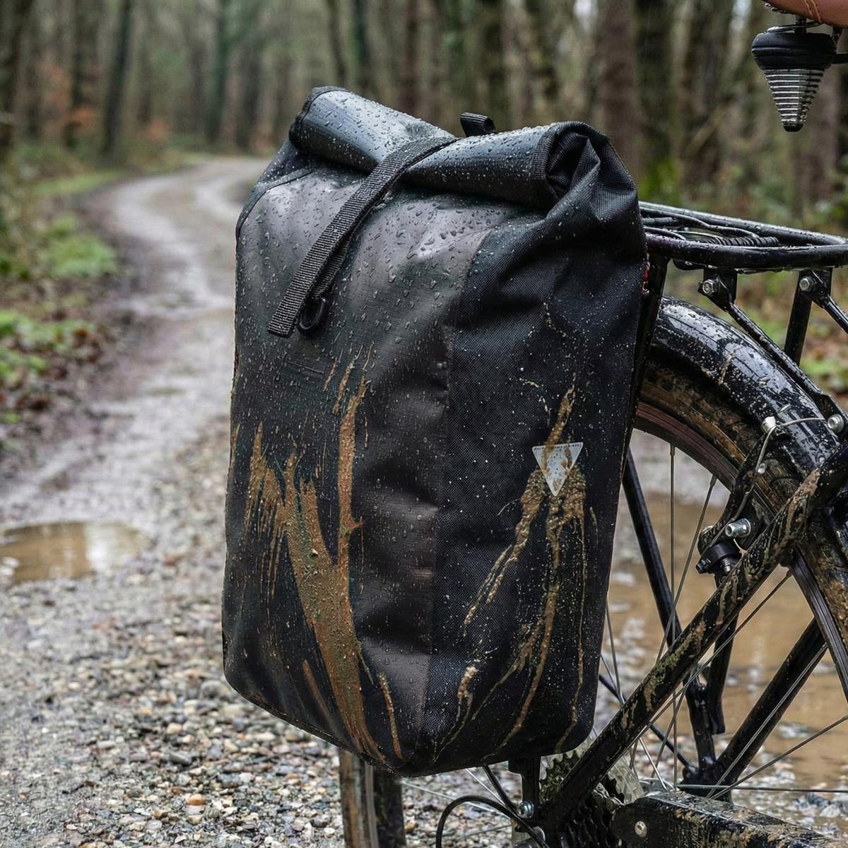 Pannier Galinis Vandeniui Atsparus Dviračių Bagažinės Krepšys Juodas 13,5l Xqmax Pro