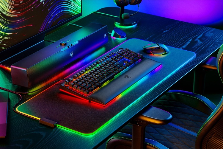 Razer BlackWidow V4 Pro Žaidimų klaviatūra laidinė, USB QWERTY, US, Green Switch, Juoda