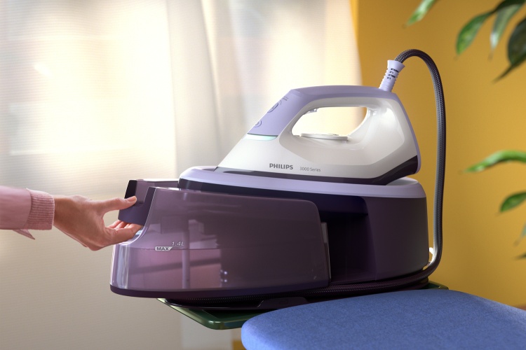 Philips 3000 Series PSG3000/30 Lyginimo sistema 2400 W 1.4 L, Violetinė/Balta