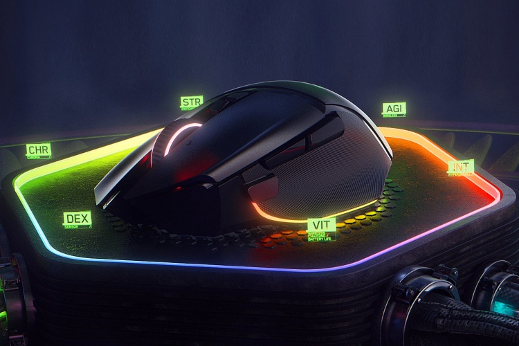 Razer Basilisk V3 Pro Belaidė žaidimų pelė RF Wireless+Bluetooth+USB-C, 30000 DPI, Juoda
