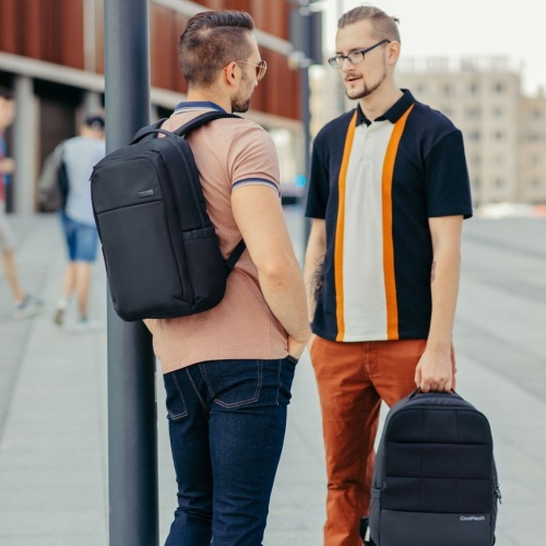 Verslo klasės kuprinė CoolPack Bolt garstyčių spalvos