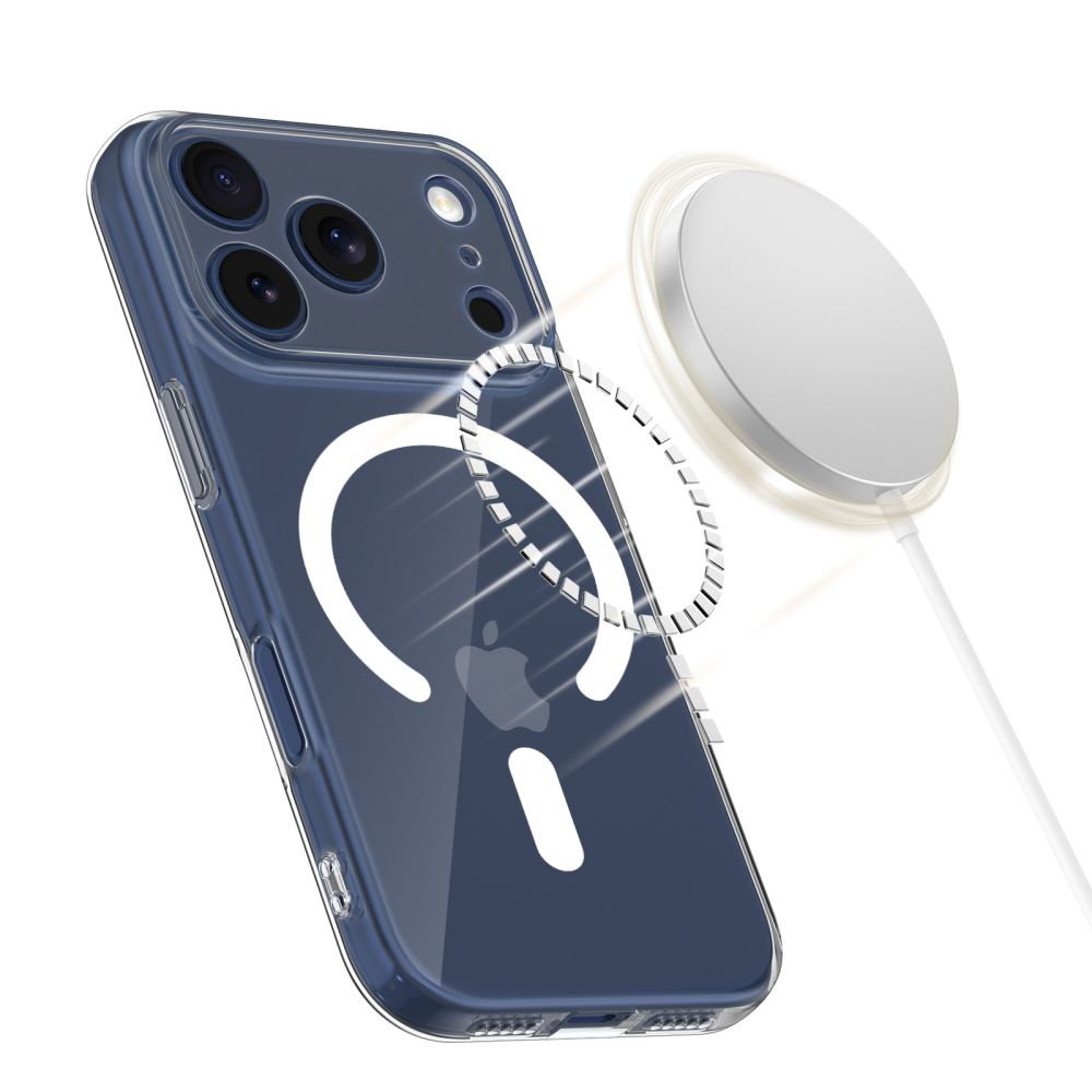 Apsauginis Dėklas "iphone 17 Pro Max Flexair Magsafe" - Skaidrus