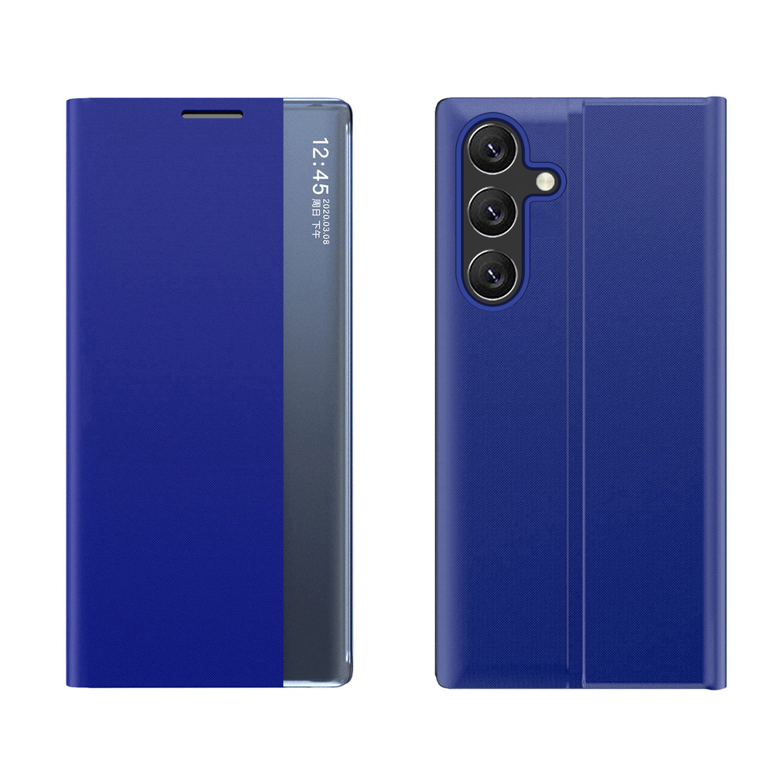 Dėklas Su Atlenkiamuoju Dangteliu, Skirtas "samsung Galaxy A16 / A16 5g New Sleep Case" - Mėlynas