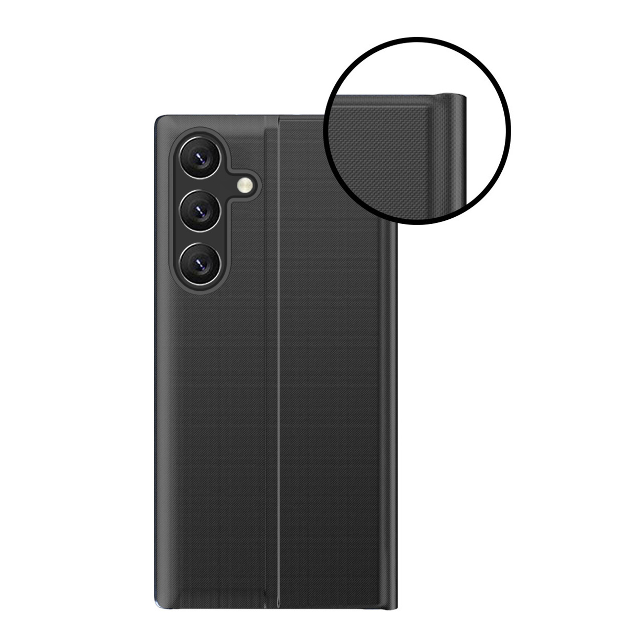 Dėklas Su Atlenkiamuoju Dangteliu, Skirtas "samsung Galaxy A26 New Sleep Case" - Juodas