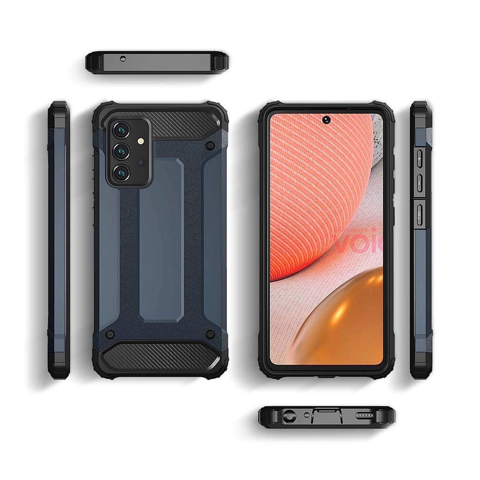 šarvuotas Hibridinis Dėklas "samsung Galaxy A26 Hybrid Armor" - Mėlynas