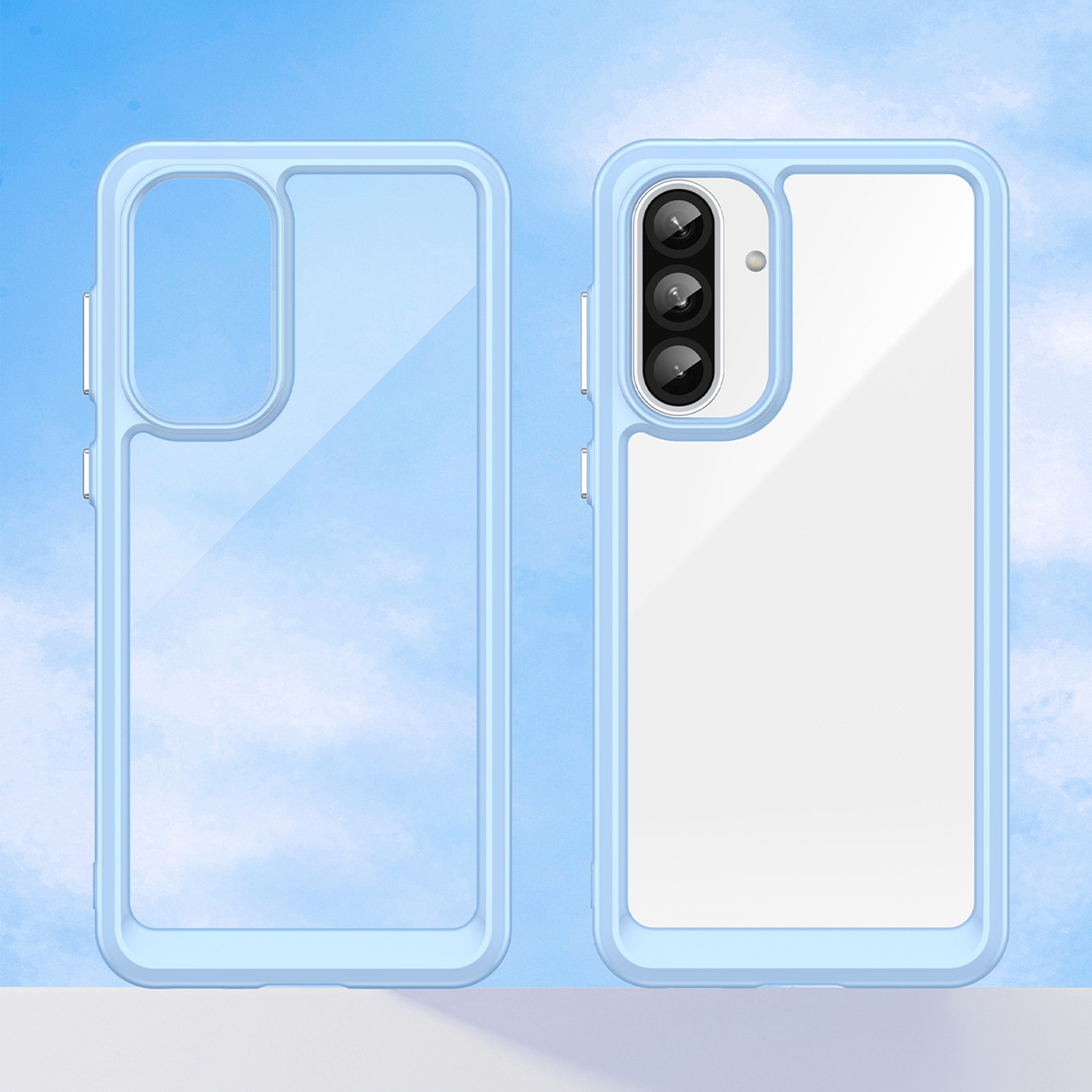 Dėklas Su Lanksčiu Rėmeliu, Skirtas "samsung Galaxy A26 Outer Space Case" - Mėlynas