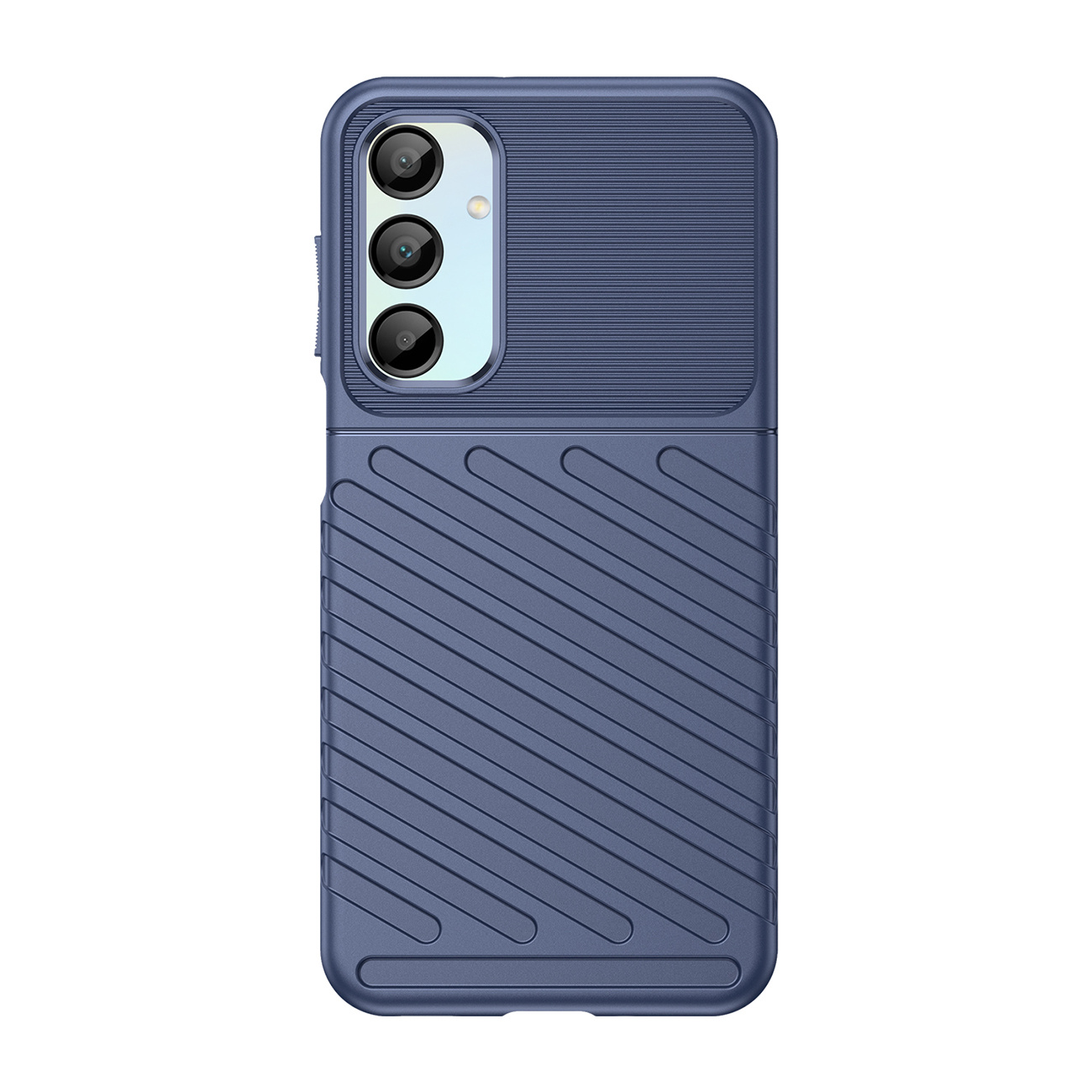 Silikoninis šarvuotas Dėklas "samsung Galaxy A26 Thunder Case" - Mėlynas