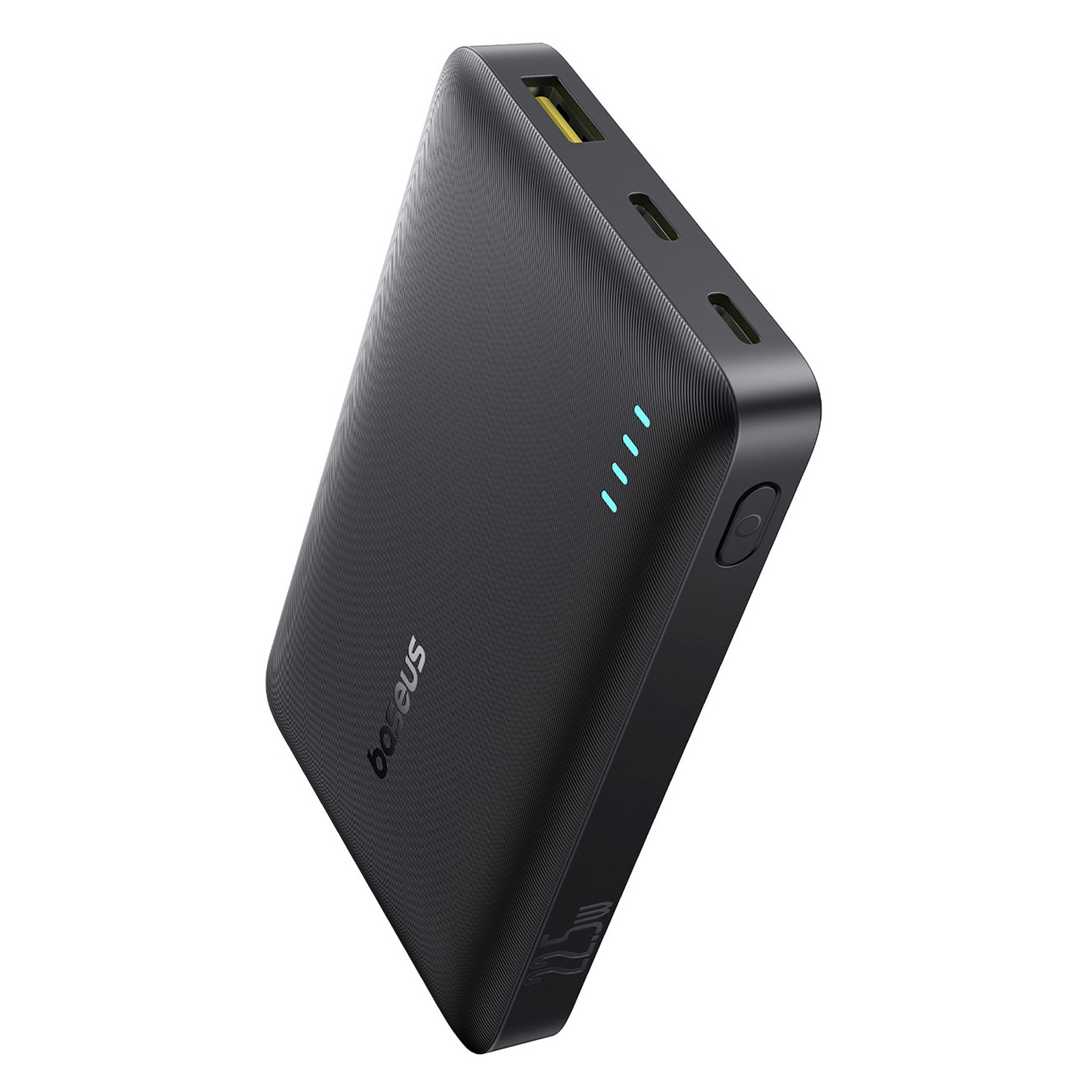 10000 Mah 22,5 W "enerfill Fp21 Usb-a Usb-c" Su Usb-c Kabeliu - Juodas