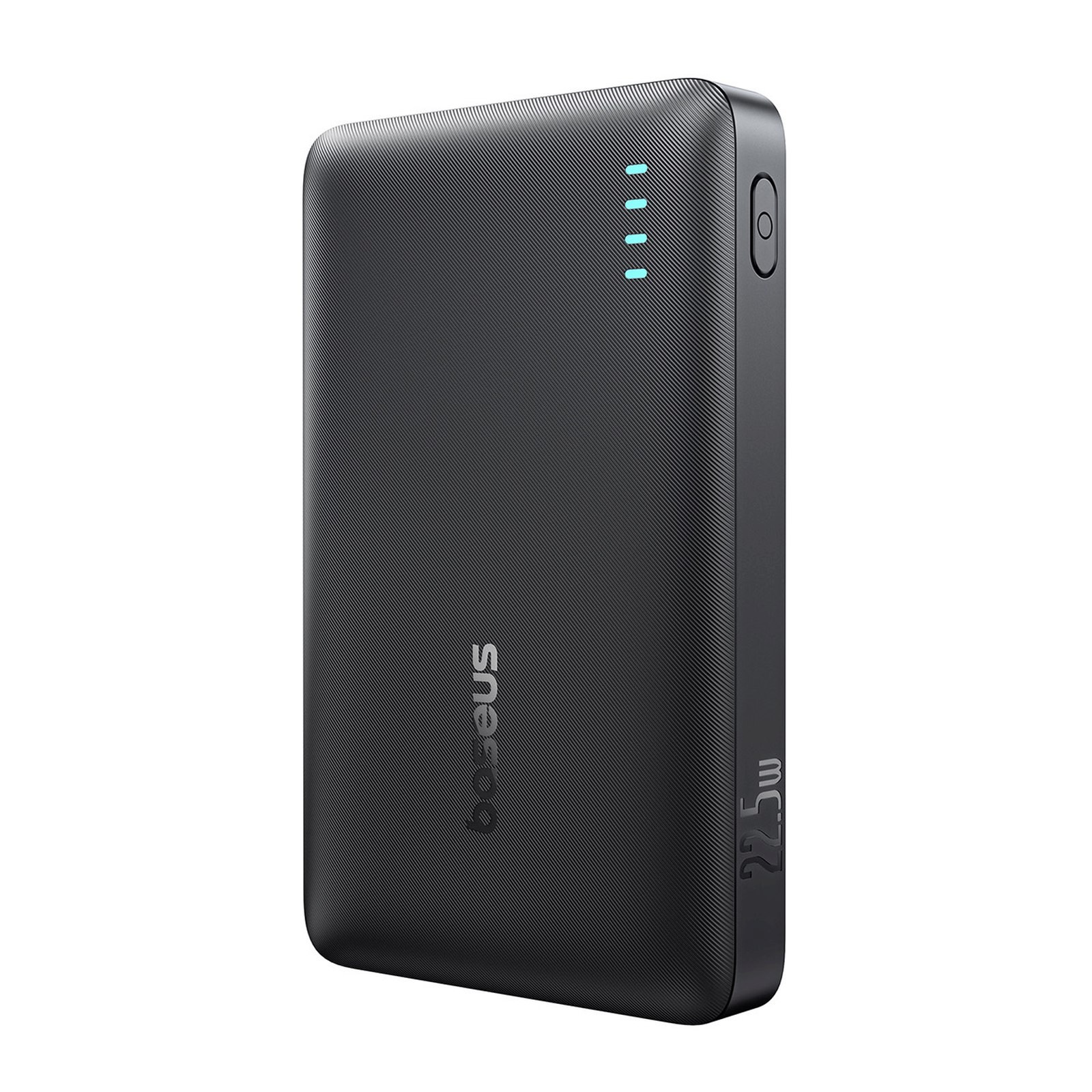 10000 Mah 22,5 W "enerfill Fp21 Usb-a Usb-c" Su Usb-c Kabeliu - Juodas