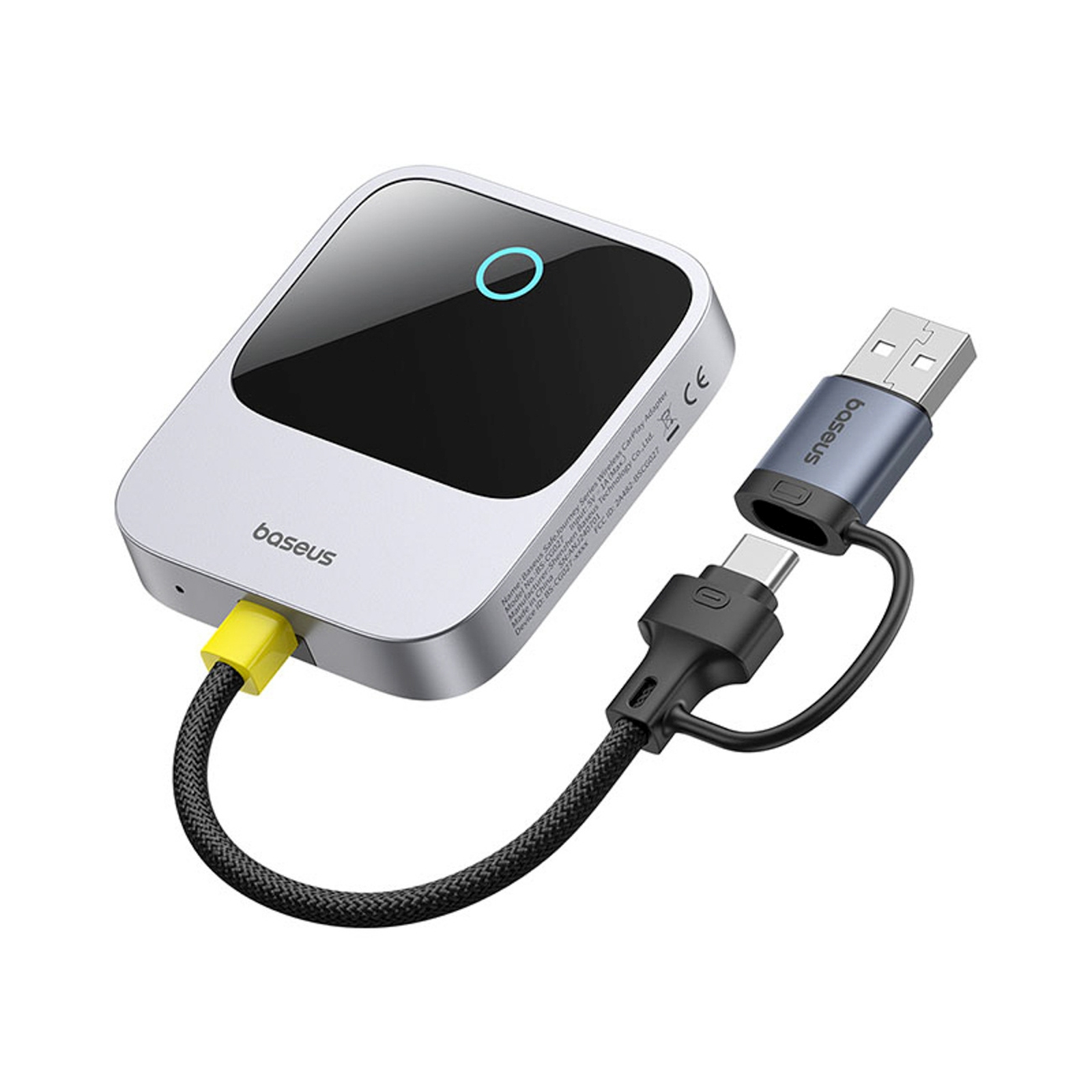 Belaidis Adapteris "apple Carplay Bluetooth" - Pilkas