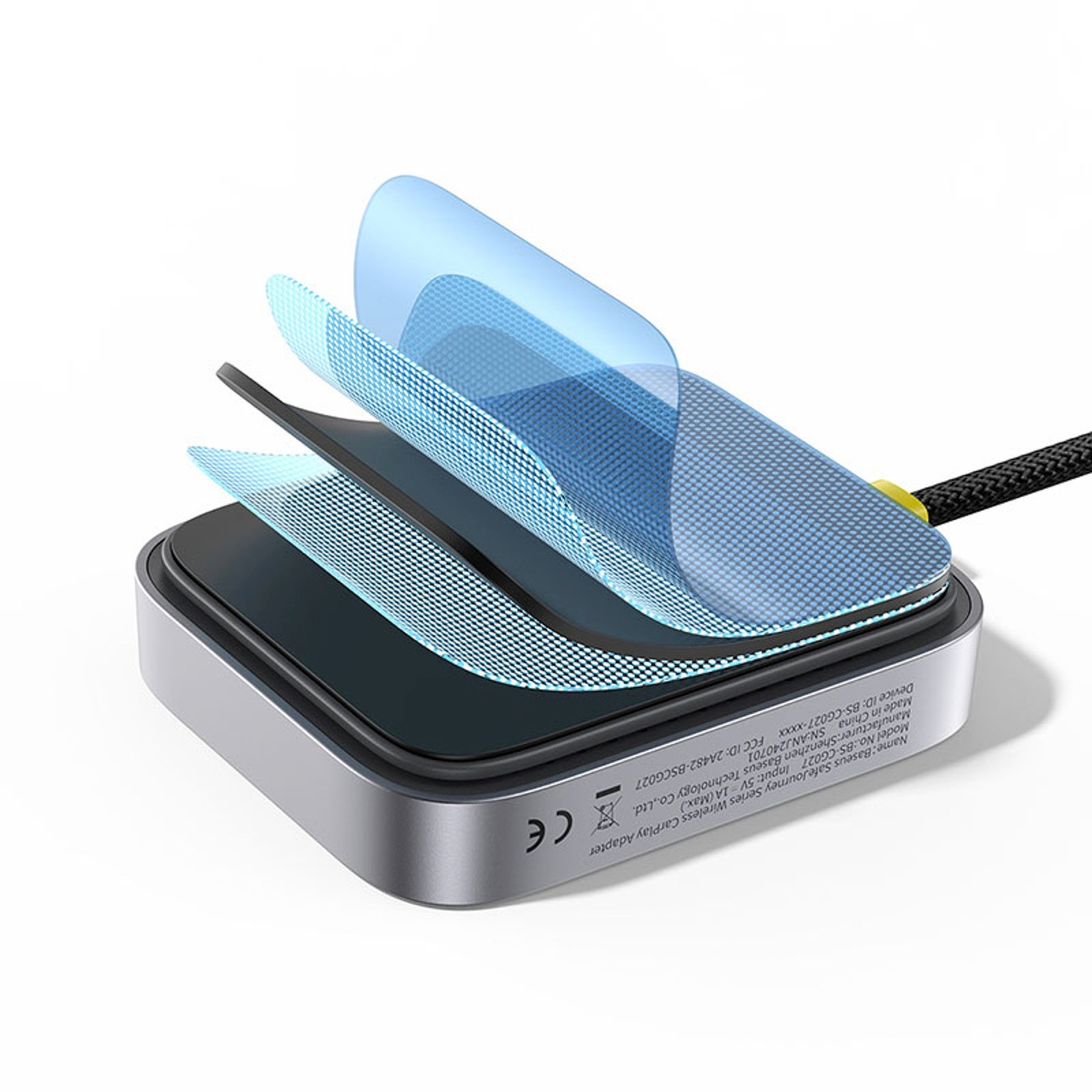Belaidis Adapteris "apple Carplay Bluetooth" - Pilkas