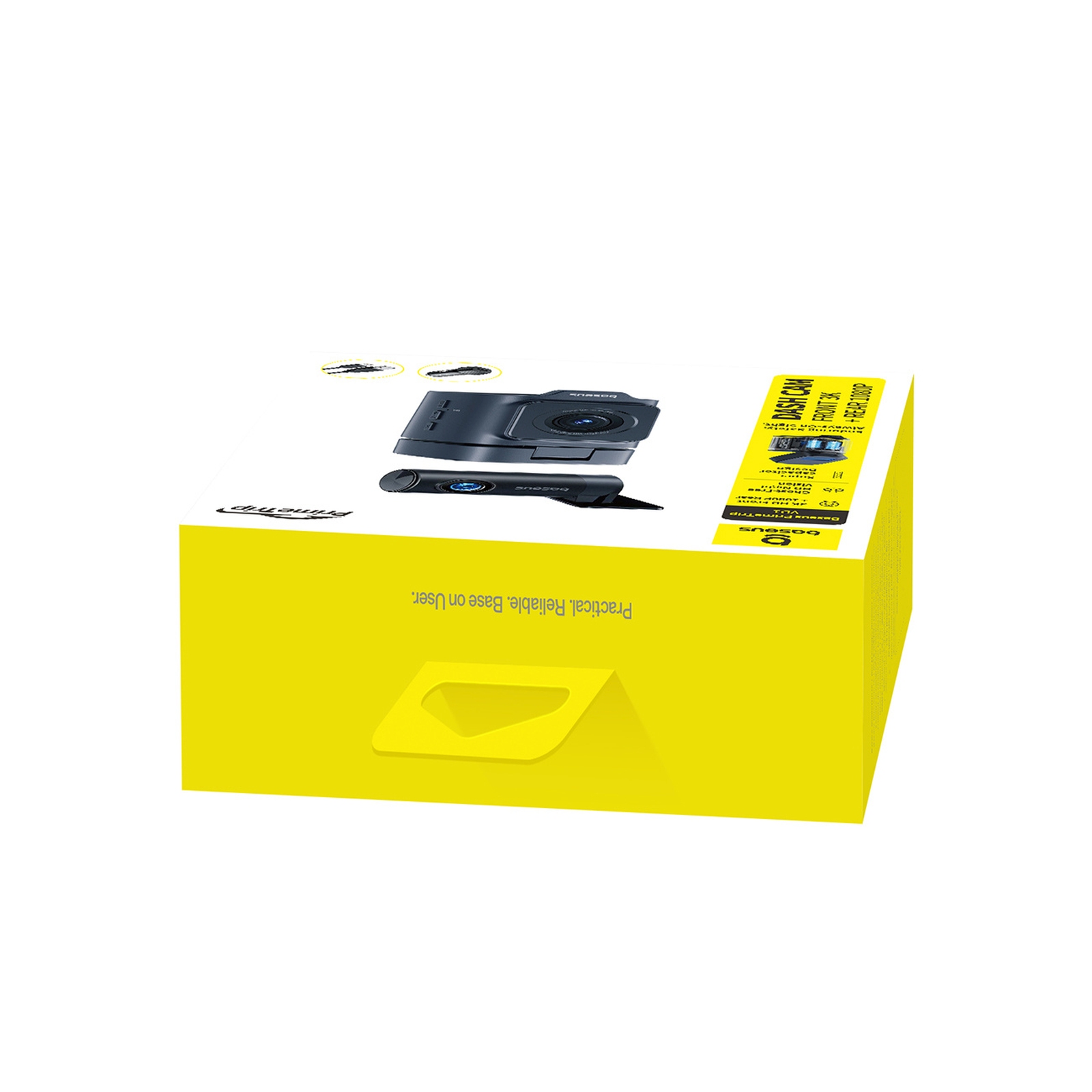Automobilinė Vaizdo Kamera Primetrip Vd1 2k+1080p - Juoda
