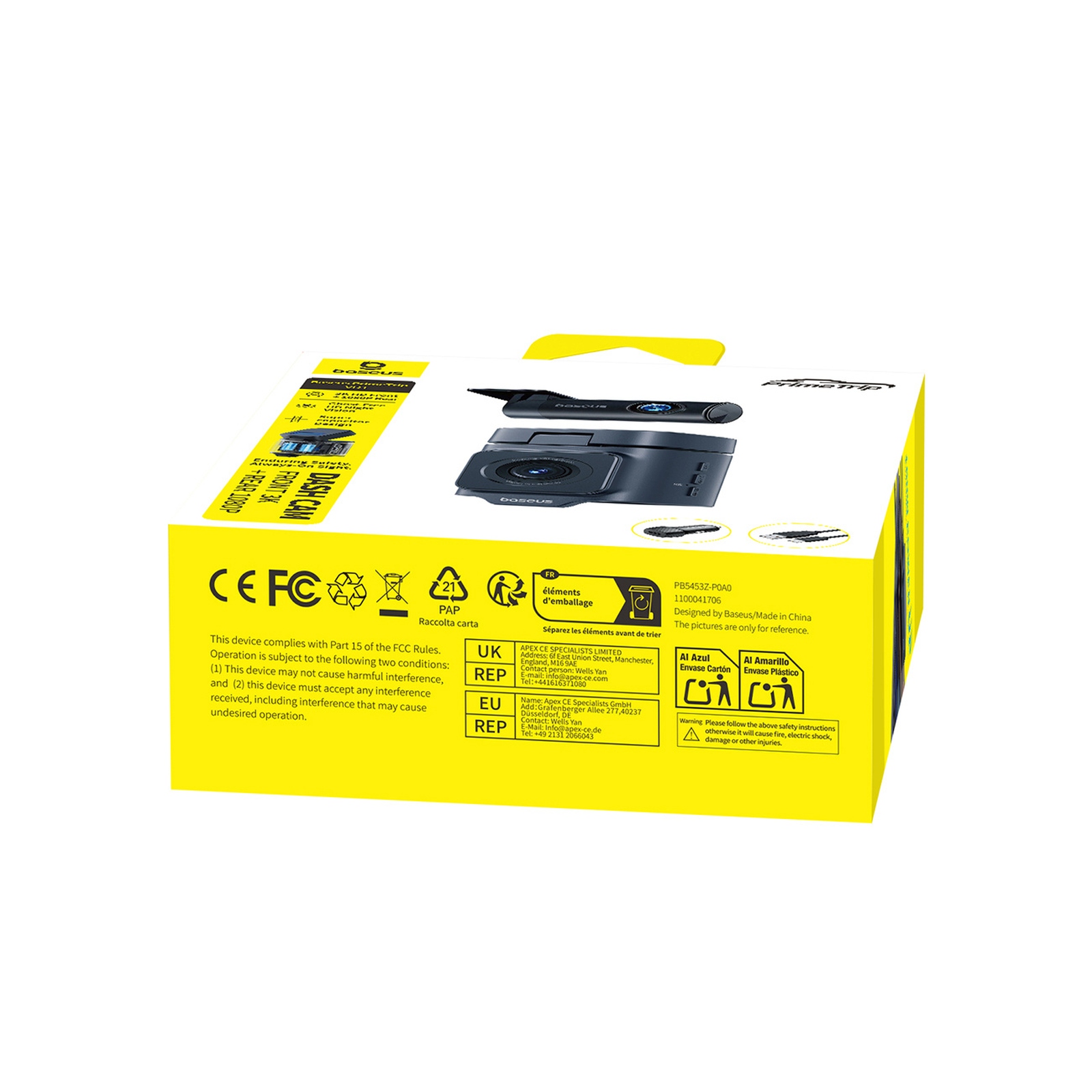 Automobilinė Vaizdo Kamera Primetrip Vd1 2k+1080p - Juoda