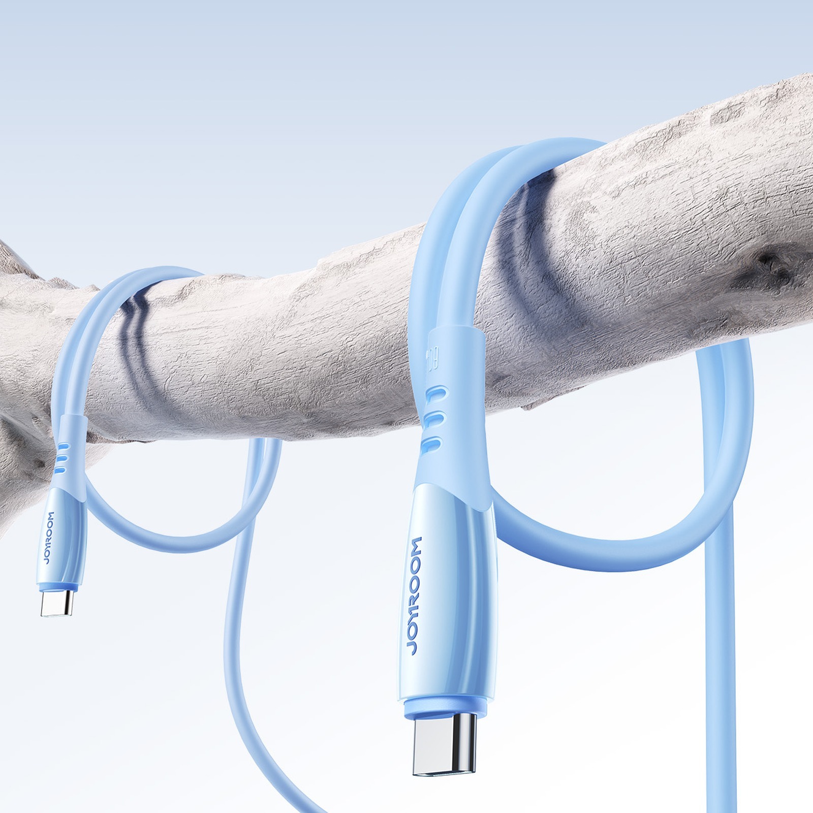 Usb-c Kabelis "vibrant Series" 60w 1,2 M - Mėlynas