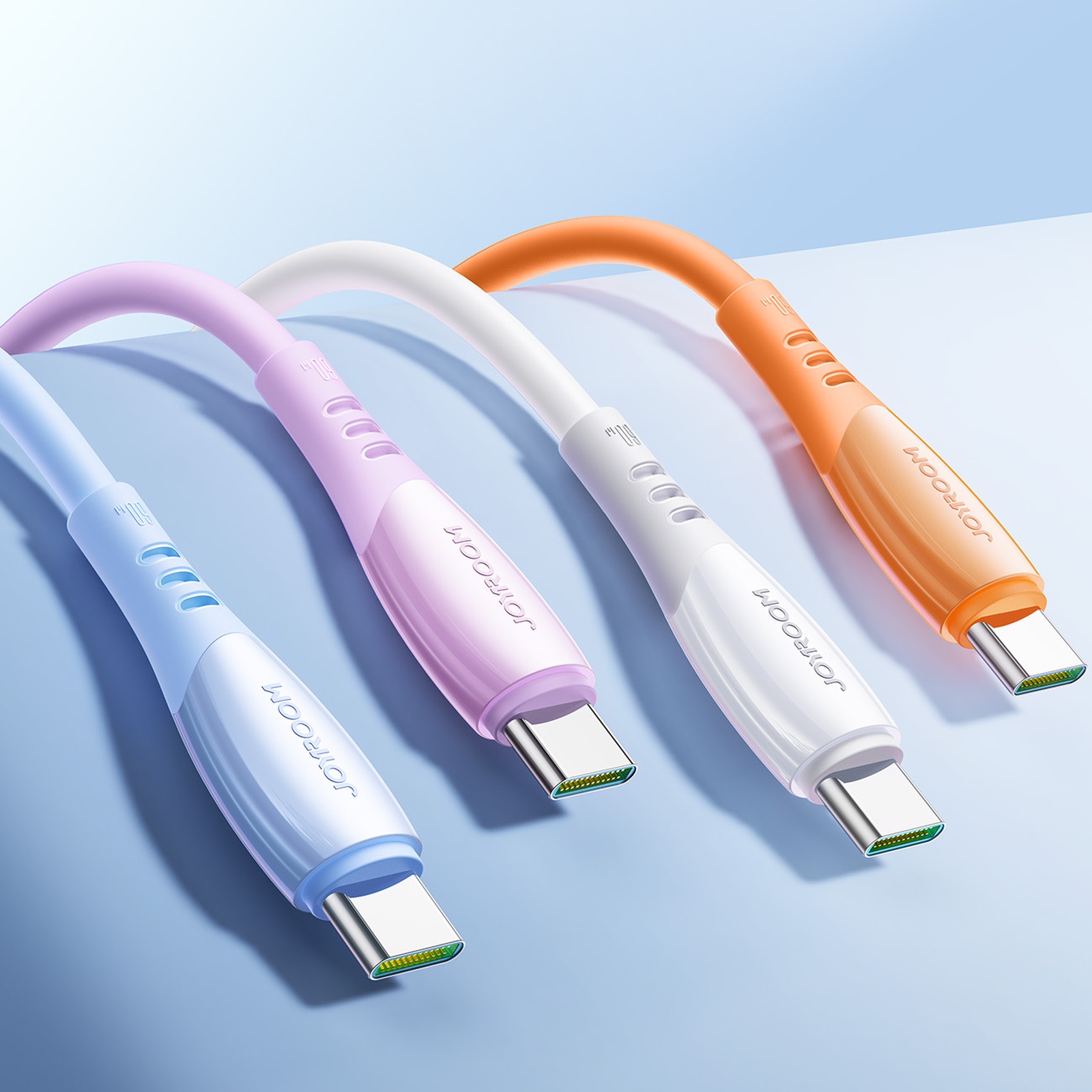 Usb-c Kabelis "vibrant Series" 60w 1,2 M - Mėlynas