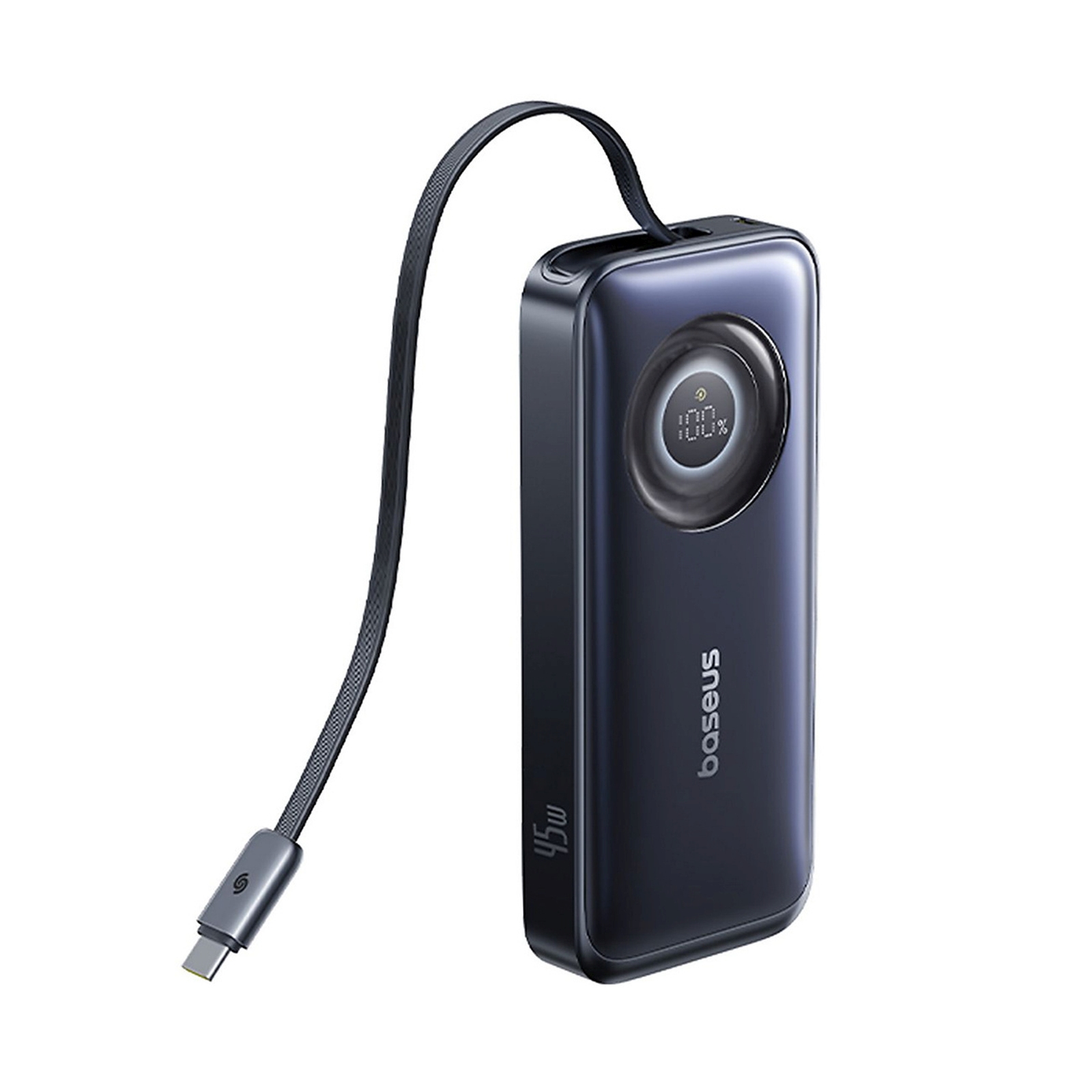 10000mah 45w Usb-c "enercore Cr11" Maitinimo Bankas Su Ištraukiamu Usb-c Kabeliu - Juodas