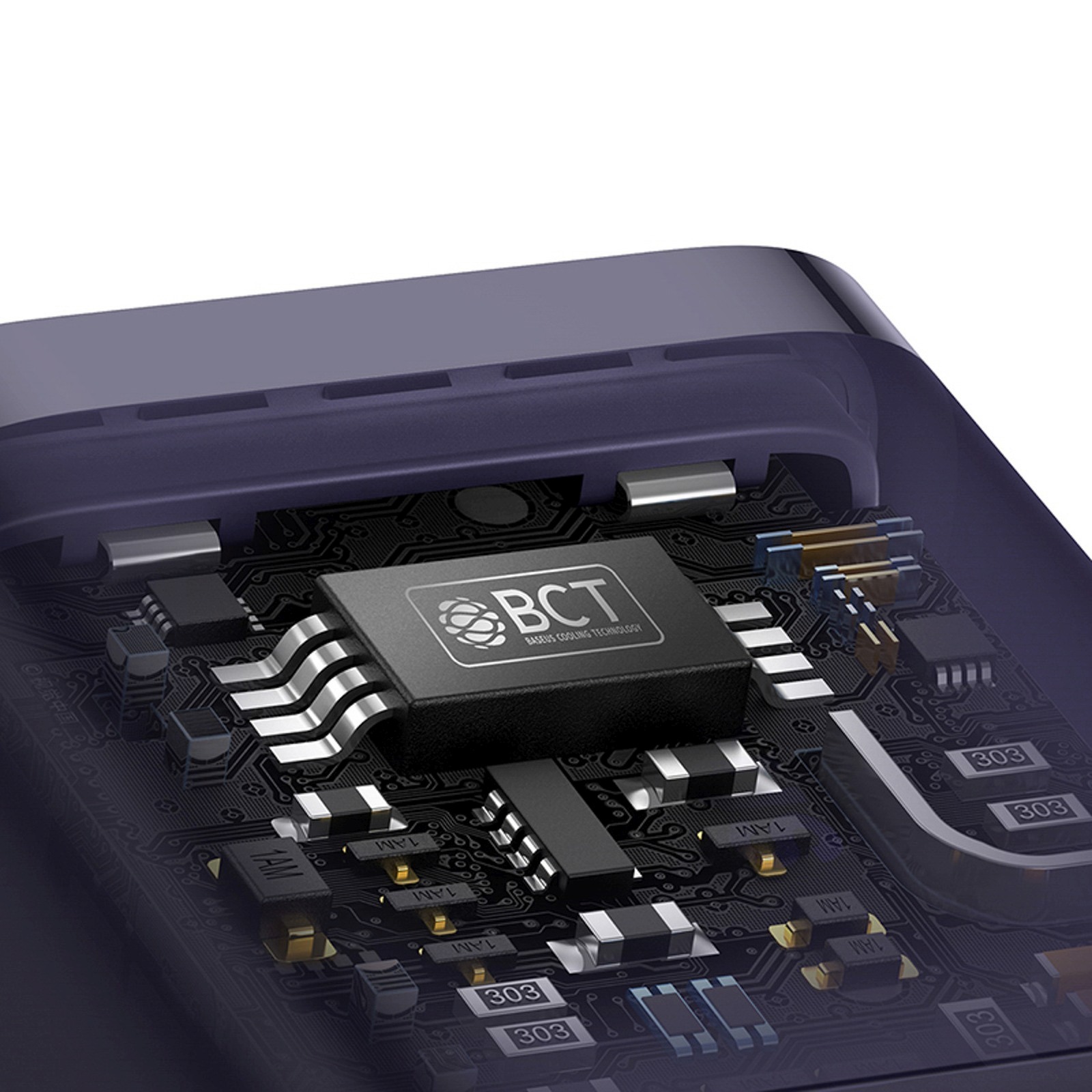 Usb-c Tinklo įkroviklis Gan5 30w Eu - Violetinės Spalvos
