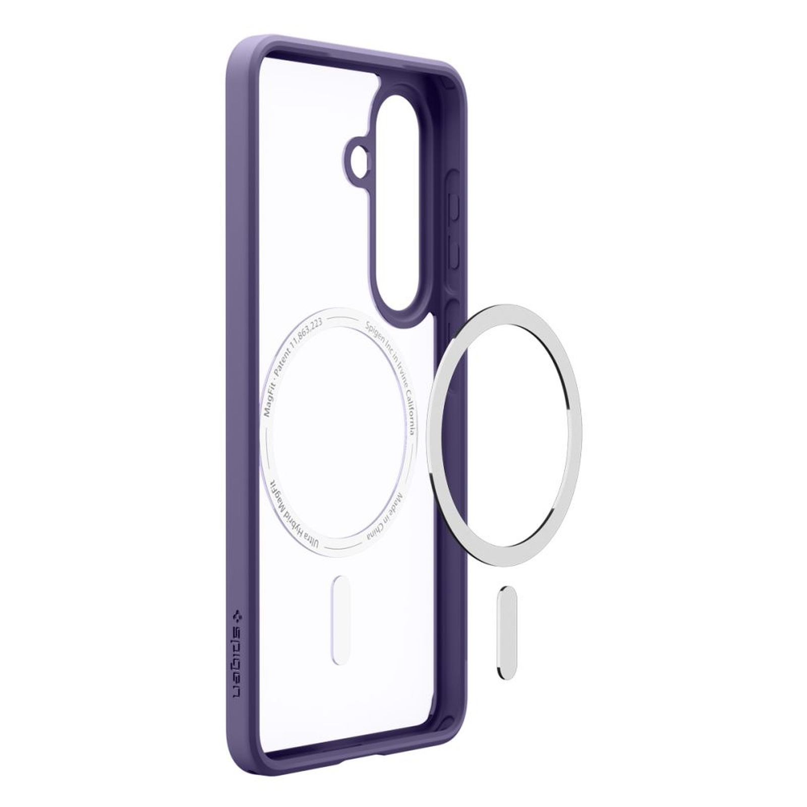 "samsung Galaxy S26 Ultra Hybrid Magsafe" Dėklas - Skaidrus Violetinis