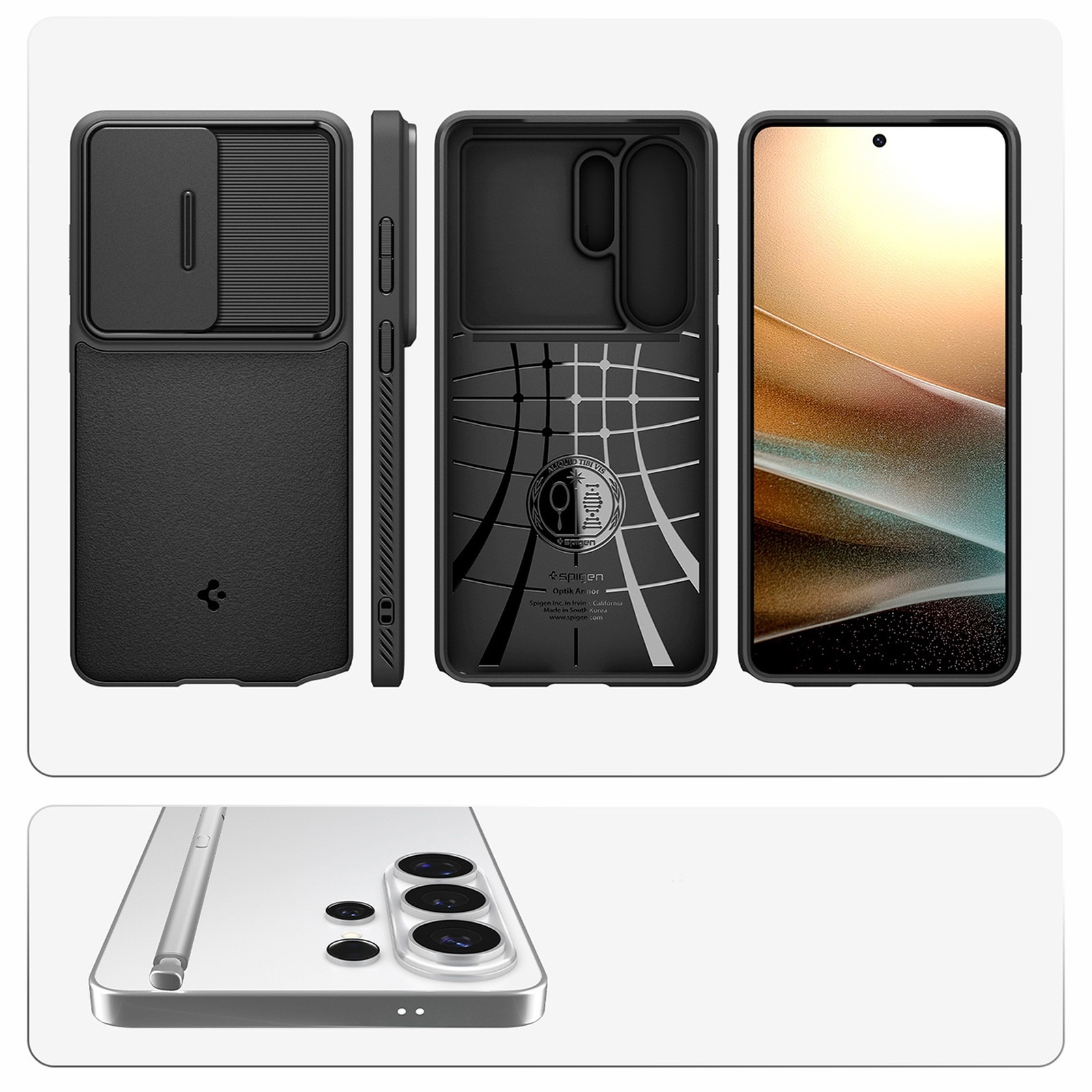 Dėklas "samsung Galaxy S26 Ultra Optik Armor" - Juodas